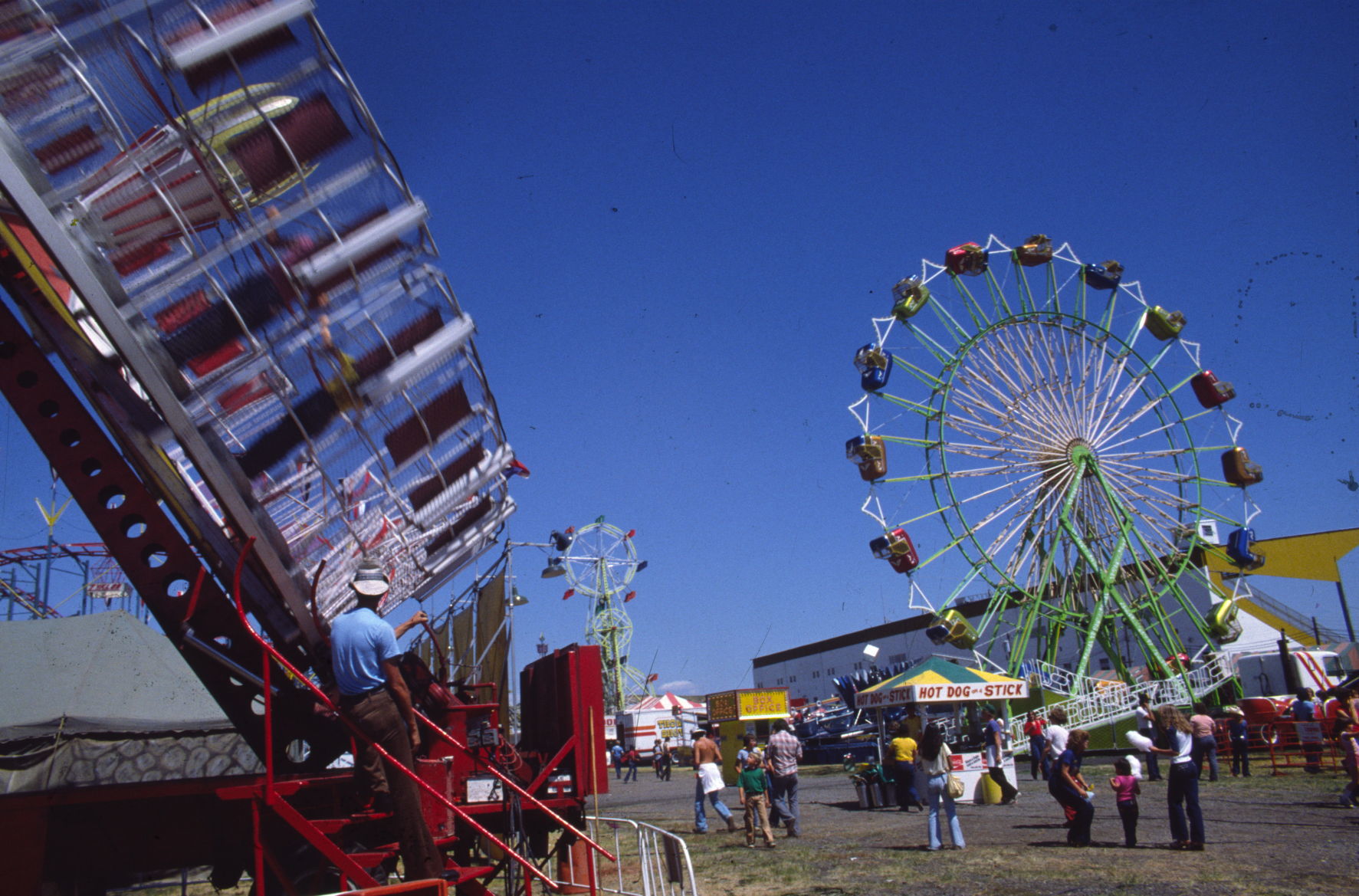 Rides at fair, 1980